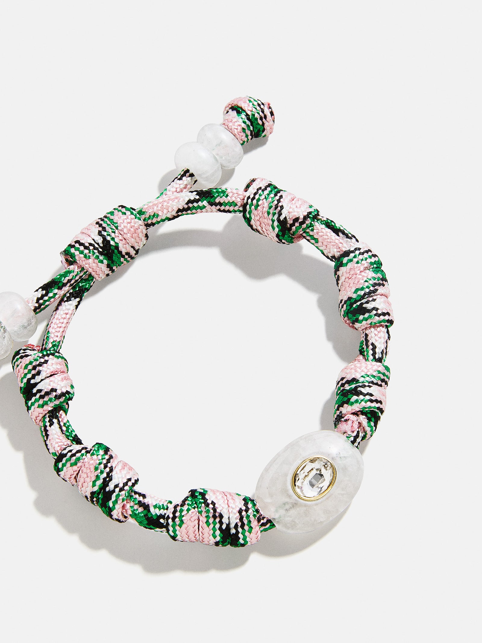 True Aura Semi-Precious Paracord Bracelet - White Quartz