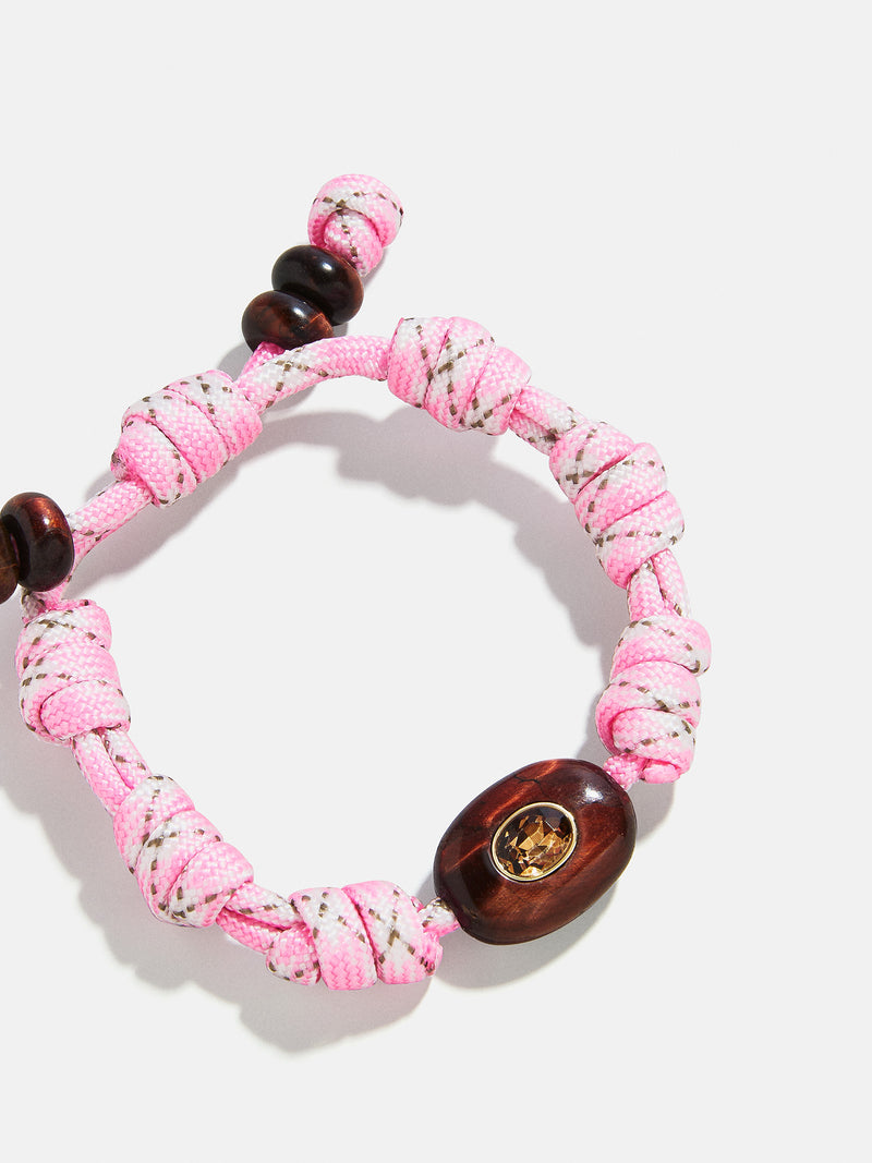 True Aura Semi-Precious Paracord Bracelet - Tiger's Eye