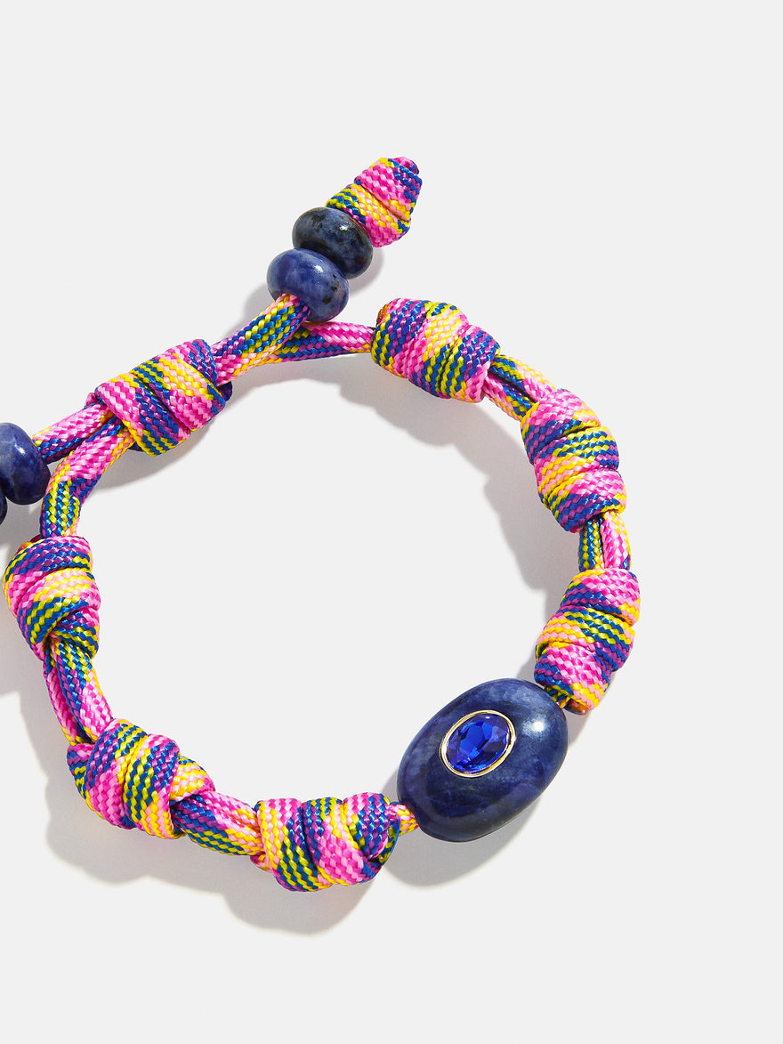 True Aura Semi-Precious Paracord Bracelet - Sodalite