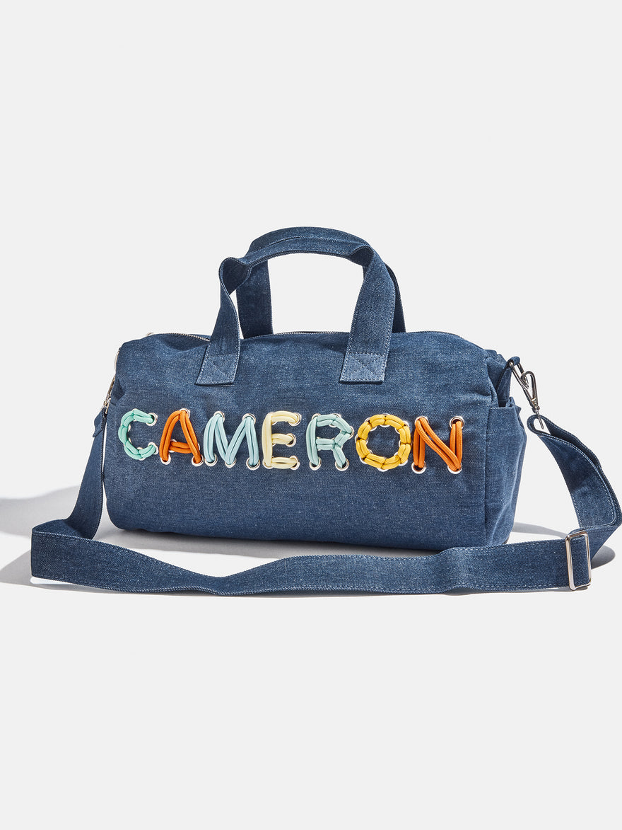 Thready to Go Kids' Custom Duffle - Dark Denim/Multi