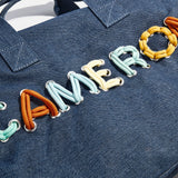Thready to Go Kids' Custom Duffle - Dark Denim/Multi