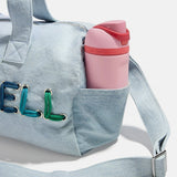 Thready to Go Kids’ Custom Duffle - Light Denim/Multi