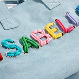 Thready to Go Kids’ Custom Duffle - Light Denim/Multi