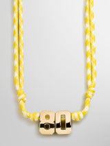 BaubleBar Gold - 
    Waterproof initial necklace
  

