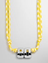 BaubleBar Silver - 
    Waterproof initial necklace
  
