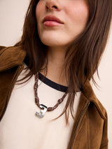 BaubleBar Gold - 
    Waterproof initial necklace
  
