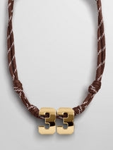 BaubleBar Gold - 
    Waterproof initial necklace
  
