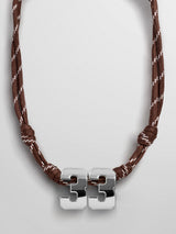 BaubleBar Silver - 
    Waterproof initial necklace
  
