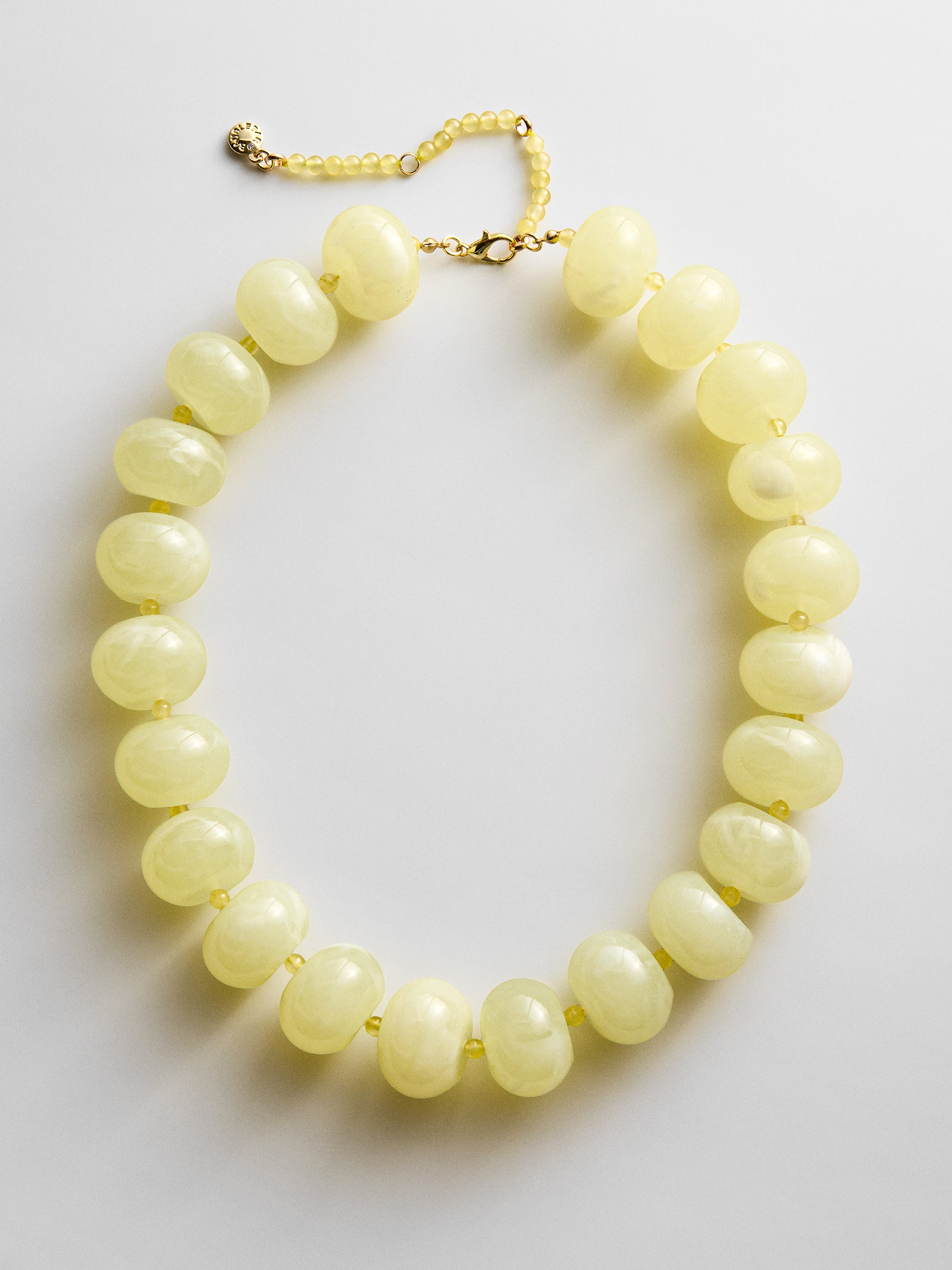 Joan Semi-Precious Necklace - Ivory Quartz