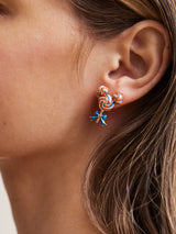 BaubleBar Disney Lollipop Stud Earrings - Red/White/Blue - 
    Mickey Mouse earrings 
  

