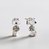 Peanuts Snoopy Americana Earrings - Blue