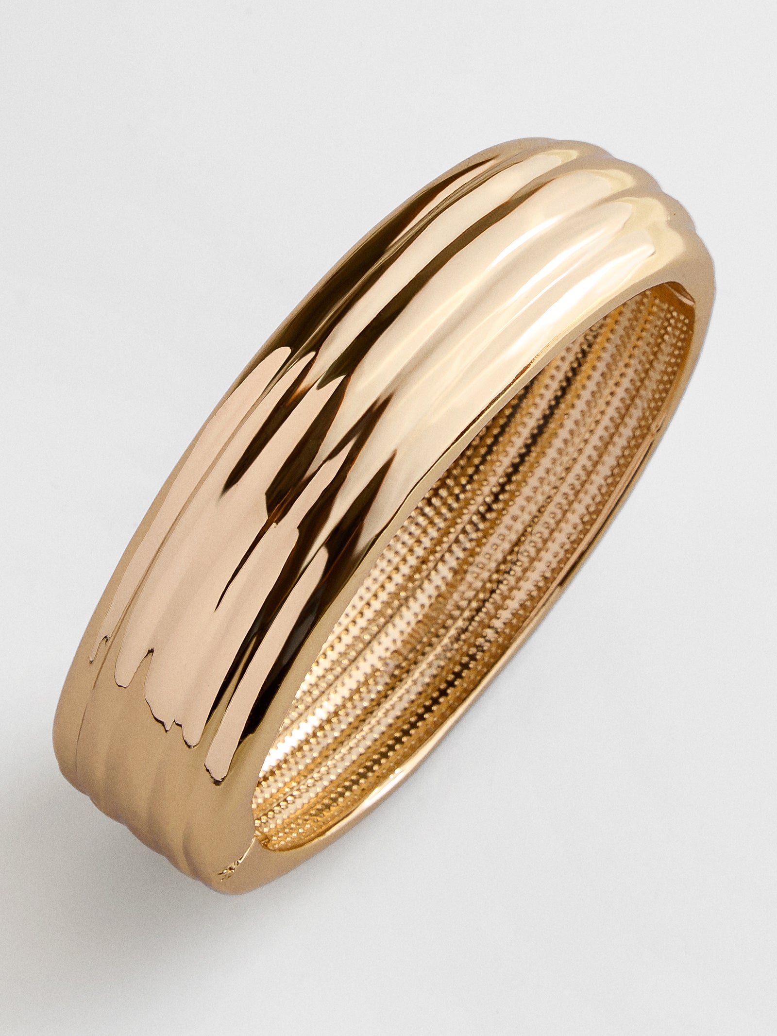Odessa Hinge Bangle Bracelet - Gold