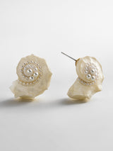 BaubleBar Santana Shell Statement Stud Earrings - Pearl - 
    Statement stud earrings
  

