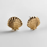 Marina Gold Seashell Earrings - Gold