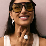 Marina Shell Statement Ring - Pearl