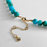 Janelle Semi-Precious Necklace - Turquoise Bead