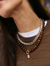 BaubleBar Thalia Mixed Metals Necklace - Gold/Silver - 
    Mariner chain necklace
  
