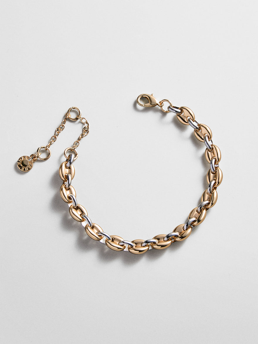 Thalia Mixed Metals Bracelet - Gold/Silver