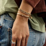 Thalia Mixed Metals Bracelet - Gold/Silver