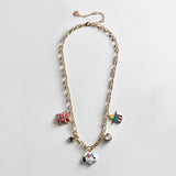 Peanuts Americana Charm Necklace - Red/White/Blue