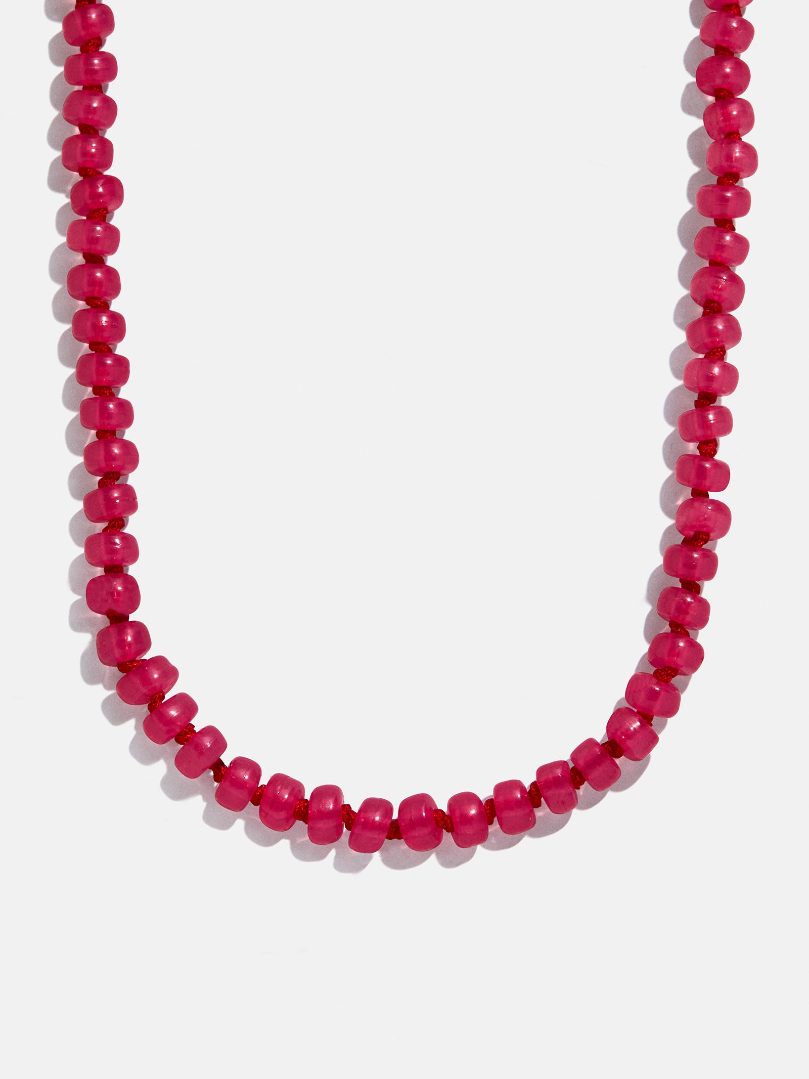 Bead-azzled Kids Necklace - Hot Pink