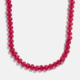 Bead-azzled Kids Necklace - Hot Pink