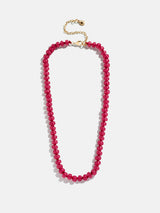 BaubleBar Bead-azzled Kids Necklace - Hot Pink - 
    Beaded necklace for kids 
  
