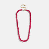 Bead-azzled Kids Necklace - Hot Pink