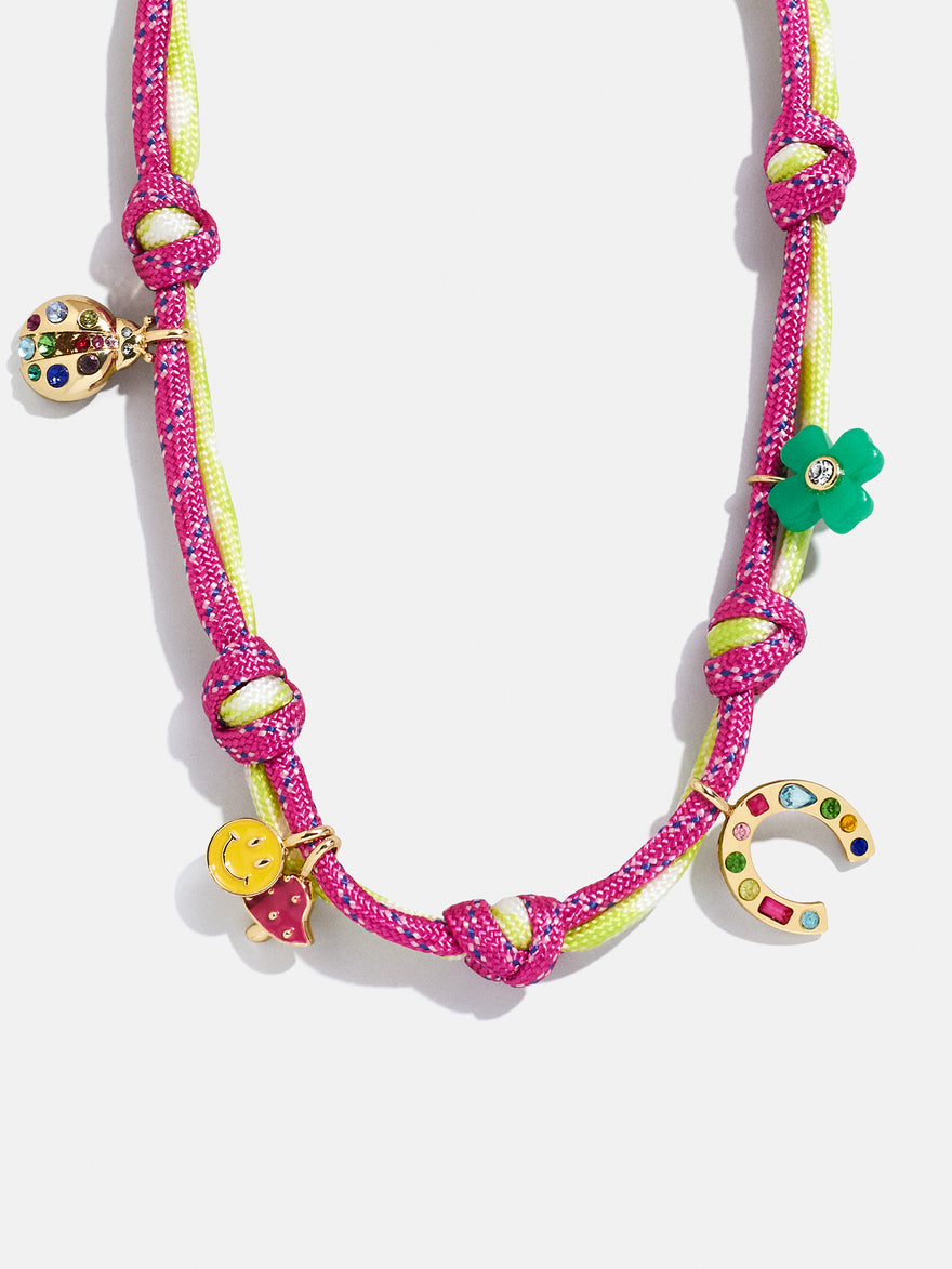 Knotty But Nice Kids Charm Necklace - Horseshoe