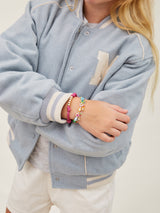 BaubleBar Bright & Happy Kids Bracelet Set - Multi - 
    Set of three stretch bracelets 
  
