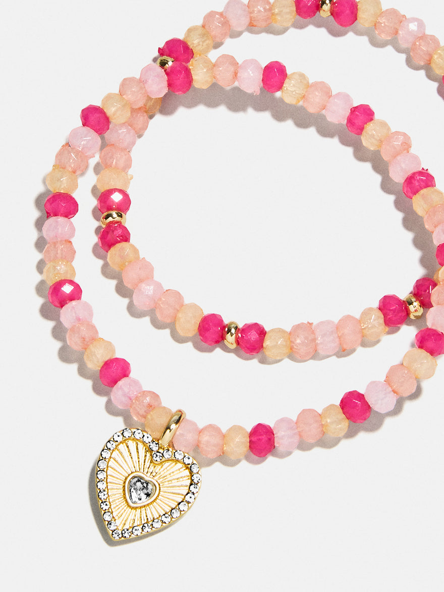 Bead Party Kids Bracelet Set  - Heart