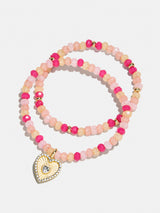 BaubleBar Bead Party Kids Bracelet Set  - Heart - 
    Set of two beaded bracelets 
  
