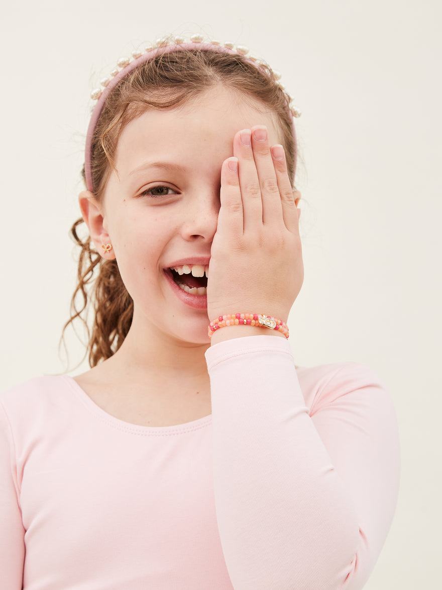 Bead Party Kids Bracelet Set  - Heart