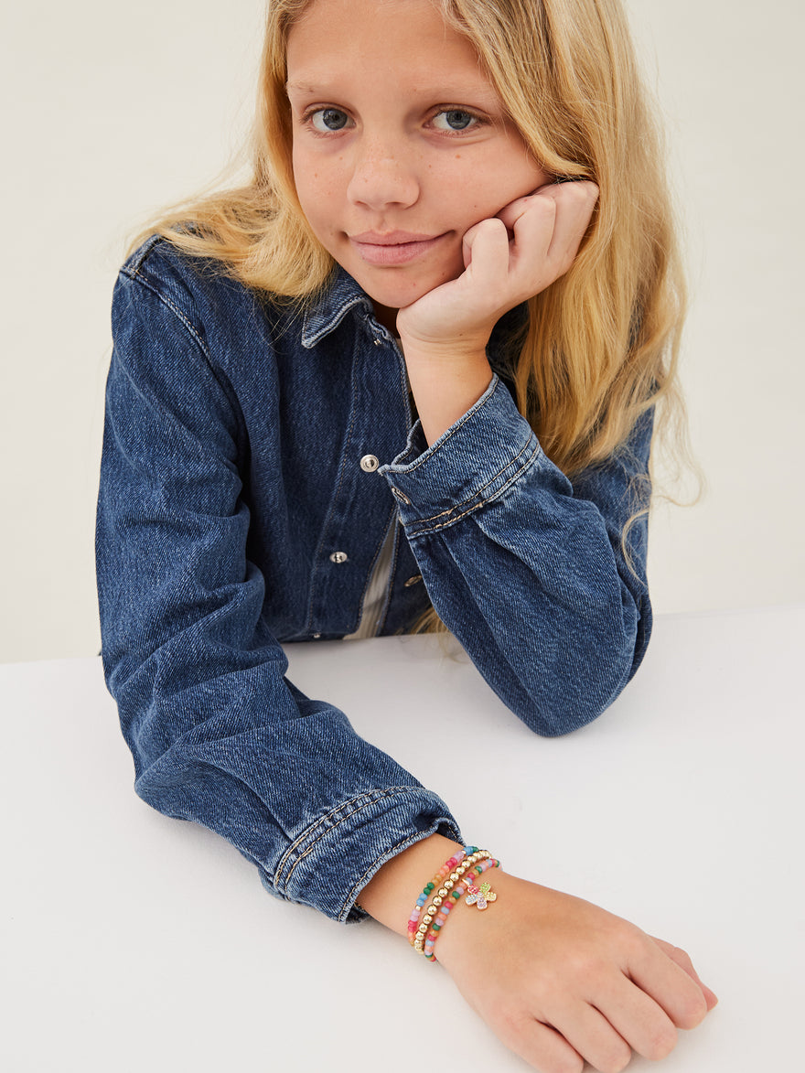 Bead Party Kids Bracelet Set  - Flower