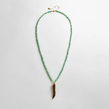 Maeve Semi-Precious Pendant Necklace - Jade