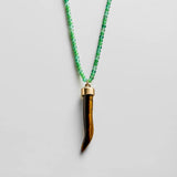 Maeve Semi-Precious Pendant Necklace - Jade