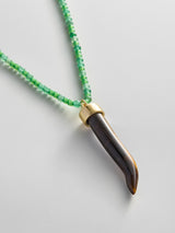 BaubleBar Maeve Semi-Precious Pendant Necklace - Jade - 
    Beaded necklace
  
