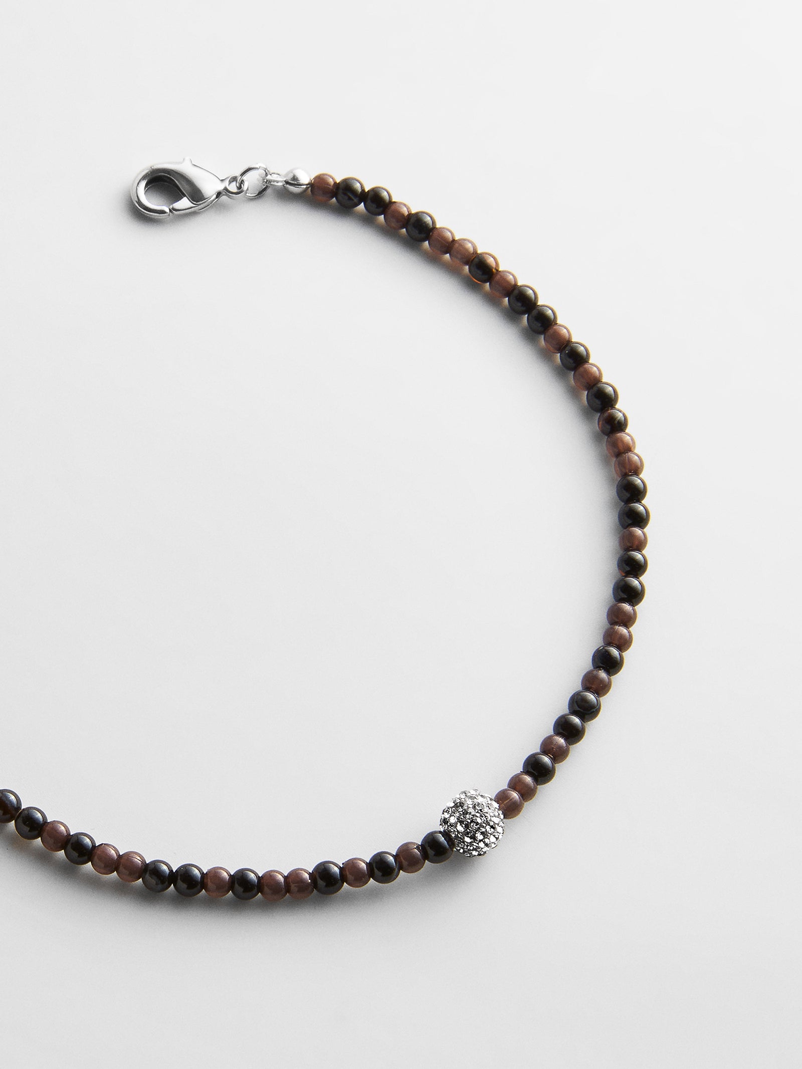 Kyanna Semi-Precious Waterproof Anklet - Onyx