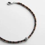 Kyanna Semi-Precious Waterproof Anklet - Onyx