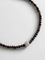 BaubleBar Kyanna Semi-Precious Waterproof Anklet - Onyx - 
    Beaded anklet for stacking
  
