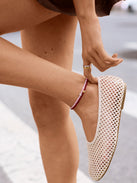 Kyanna Semi-Precious Waterproof Anklet - Red Jasper