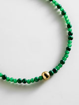 BaubleBar Kyanna Semi-Precious Waterproof Anklet - Malachite - 
    Beaded anklet for stacking
  
