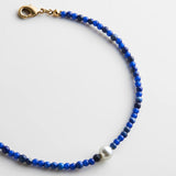 Kyanna Semi-Precious Waterproof Anklet - Lapis