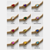 Valerie Bezel Pisa Bracelet - Sapphire