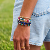 Kennedy Semi-Precious Bracelet - Dark Multi