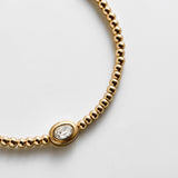Valerie Bezel Pisa Bracelet - Crystal