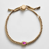 Valerie Bezel Pisa Bracelet - Rose