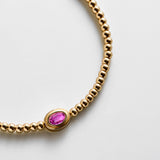 Valerie Bezel Pisa Bracelet - Rose