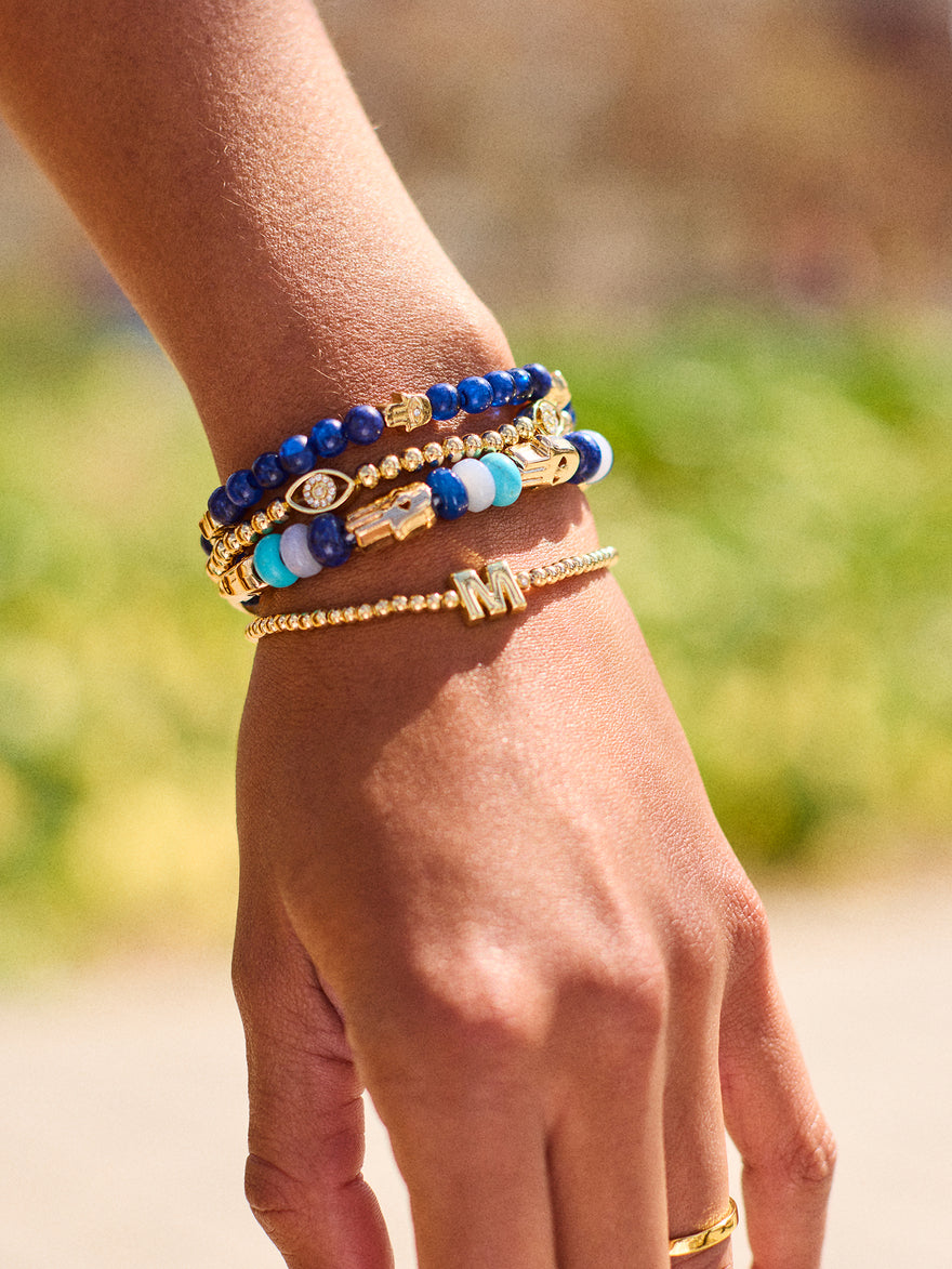 Peace of Mind Semi-Precious Bracelet - Hamsa