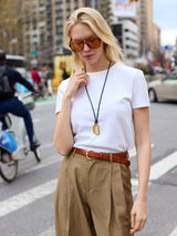 BaubleBar Tallulah Pendant Necklace - Gold - 
    Statement cord necklace
  
